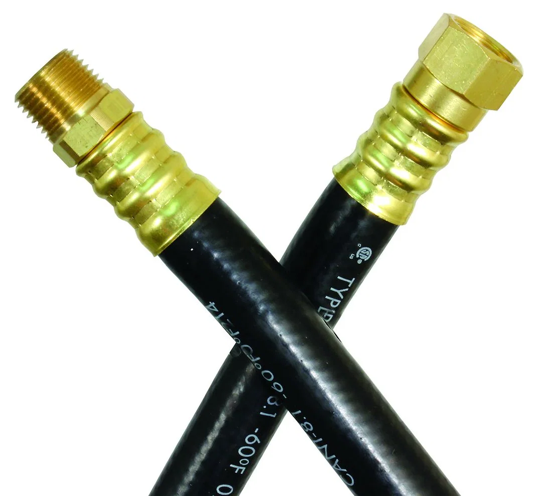 07-31405 – JR PRODUCTS Propane Hose, 3/8 Inch Inside Diameter Rubber Supply Hose 3/8 Inch Female Swivel SAE End x 3/8...